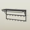 ACAZA Wandgarderobe – Garderobe – 14 Haken – Metall und Produktbild-Vorschau 6