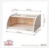 FALKENBERGER Brotkasten aus Holz Buche Weiß 39x29x18cm Produktbild-Vorschau 3