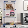 Séchoir à linge 4 niveaux Séchoir sur pied avec roulettes Voir les images du produit 3