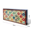 Biggdesign Bloom Klassisches Backgammon, MDF-Korpus, Produktbild-Vorschau 3