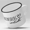 Huuraa Emaille Tasse Heinsberg  Geschenk Kaffeebecher Produktbild-Vorschau 2