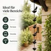 Regenkette Vogel Design 1,3m Metall Regenrinne Kette, Produktbild-Vorschau 6