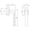 Fenstergriff Hamburg 0700/UD9020 Alu.F9016/verkehrsweiß Produktbild-Vorschau 6