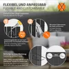 ECD Germany PVC rohož 120x700 cm, antracitová, odolná proti Náhled obrázku produktu 4