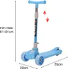 Scooter Kinder Roller,Dreiradscooter,Kinderroller,PU Räder Produktbild-Vorschau 5