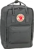 A grey backpack with a circular logo on the front. Produktbild-Vorschau