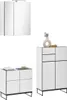 Badezimmer Badmöbel-Set VENEZIA 60 cm Weiß matt Produktbild-Vorschau 3