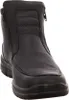 A black leather boot with a zipper closure. Náhľad obrázku produktu