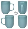 Ritzenhoff 6x Jasper Kaffeebecher 250ml H10,4cm Graublau Produktbild-Vorschau 5
