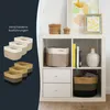 HMF Aufbewahrungskorb mit versteckten Griffen, 3er Set, Produktbild-Vorschau 9