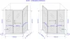 Duschkabine ELLIPTO 120 x 90 x 195 cm ohne Duschtasse Produktbild-Vorschau 4