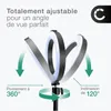 Anneau lumineux avec trépied et support pour smartphone – Voir les images du produit 5