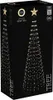 The image shows the packaging of a Christmas tree light decoration. The packaging is black and features a prominent image of the illuminated tree with a star on top. Text and logos are visible on the packaging. Podgląd zdjęcia produktu