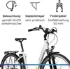Zündapp Z517 E Bike Damenfahrrad 28 weiß/grün Produktbild-Vorschau 5