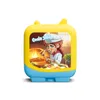 A toy shaped like a television with a cartoon image of a chef making pizza. Produktbild-Vorschau