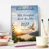 Mit Frieden durch das Jahr (Tischkalender 2027 DIN A5 Produktbild-Vorschau 3