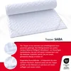 Topper SABA 160x200 cm Matratzenauflage Klimafaser Produktbild-Vorschau 3