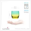 PLATINUX Trinkgläser Grün-Gelb aus Glas Bunt 200ml Produktbild-Vorschau 3