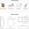 Waschbeckenunterschrank 40cm Gold Eiche Produktbild-Vorschau 4