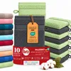 Betz 10 gants de toilette 16x21 cm PALERMO 100 % coton  Voir les images du produit 1