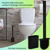 WC-Bürste (2er-Set) mit Silikonborsten & Halter – Produktbild-Vorschau 3