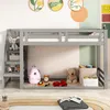 Flieks Lit superposé 90x200cm avec escalier, Lit d'enfant Voir les images du produit 2