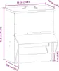 Karmnik dla kur Srebrny 20 x 25 x 35 cm Stal Galwanizowana Podgląd zdjęcia produktu 11