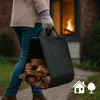 Stojan na drevo Krbový držiak na drevo Čierny kov Loft Náhľad obrázku produktu 8
