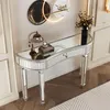 MODFU Luxe console-/kaptafeltje met lade en kristallen Productafbeelding-voorbeeld 1