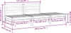Gartensofa 3-Sitzer Massivholz Kiefer 838033 Produktbild-Vorschau 7