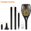 4 pièces Lampes solaires d'extérieur Flamme de jardin IP65 Voir les images du produit 9