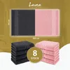 Zestaw 8 ręczników łazienkowych Lavea® 50x100 cm - Elena, Podgląd zdjęcia produktu 7