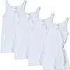 HERMKO 2800 4er Pack Jungen Unterhemd (Weitere Farben) Produktbild-Vorschau 1