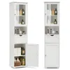 HOKEEPER Armoire haute de salle de bain blanche – Armoire Voir les images du produit 2