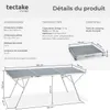 Table pliante en aluminium Jumbo avec poignée de transport Voir les images du produit 6