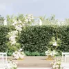 vidaXL Hochzeitsbogen Gold 220 x 45 x 200 cm Stahl Produktbild-Vorschau 2