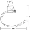 Mexen Vane Handtuchhalter, Gold - 7020932-50 Produktbild-Vorschau 2