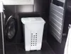 EDA Wäschebox PRIMA mit Deckel 60 Liter weiß Produktbild-Vorschau 2