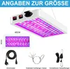 88W 2500lm Pflanzenlampe Led Vollspektrum Zimmerpflanzen UV Produktbild-Vorschau 5