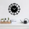 Opviq, Enzoclock - S006, Orologi da parete, nero, metallo, Anteprima dell’immagine prodotto 1