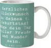 Mr. & Mrs. Panda Teetasse Spruch 6. Geburtstag - Produktbild-Vorschau 1