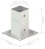 vidaXL Pfostenanker 4 Stk. Verzinktes Metall 71 mm Produktbild-Vorschau 7