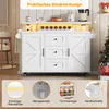 Flieks: isola da cucina mobile con piano di lavoro Anteprima dell’immagine prodotto 6