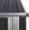 vidaXL Geräteschuppen Anthrazit 118,5x97x209,5 cm Produktbild-Vorschau 7