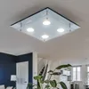 LED Deckenleuchte, 4 flammig, Chrom, Glas, L 34cm, 2er Set Produktbild-Vorschau 12