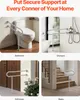SucceBuy Poignée d'appui pour toilettes pour montage mural, Voir les images du produit 5