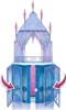 A toy ice castle with pink and blue accents, shown from the front with open doors. Náhľad obrázku produktu