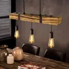 ZMH Lustre en bois Lustre vintage en bois Poutrelles en Voir les images du produit 1