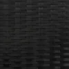 vidaXL Jardinière haute noire 55 x 22 x 70 cm en polyrotin Voir les images du produit 8