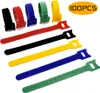 100er-Pack Kabelbinder Klett Klettband wiederverwendbar Set Produktbild-Vorschau 1